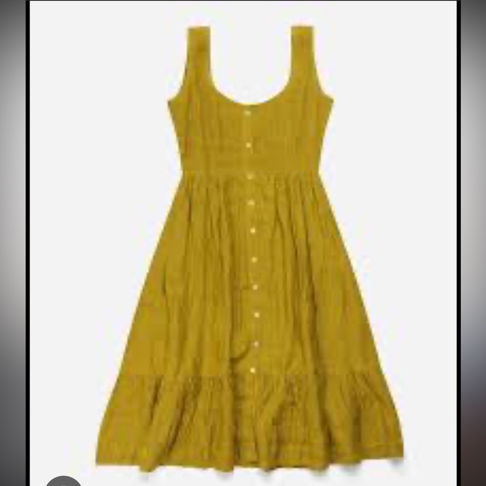 NWOT Laude the Label Poet Dress 100% linen - size small